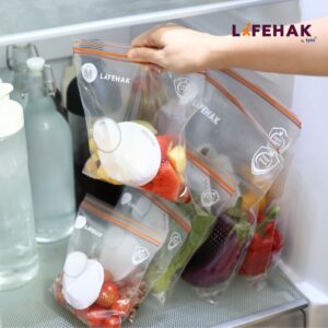 ถุงซิป คลิกล็อค 2 ชั้น Zip Bag Double Zip Lock ถุงเก็บอาหาร Food grade